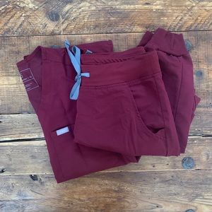 Burgundy figs set- size XS